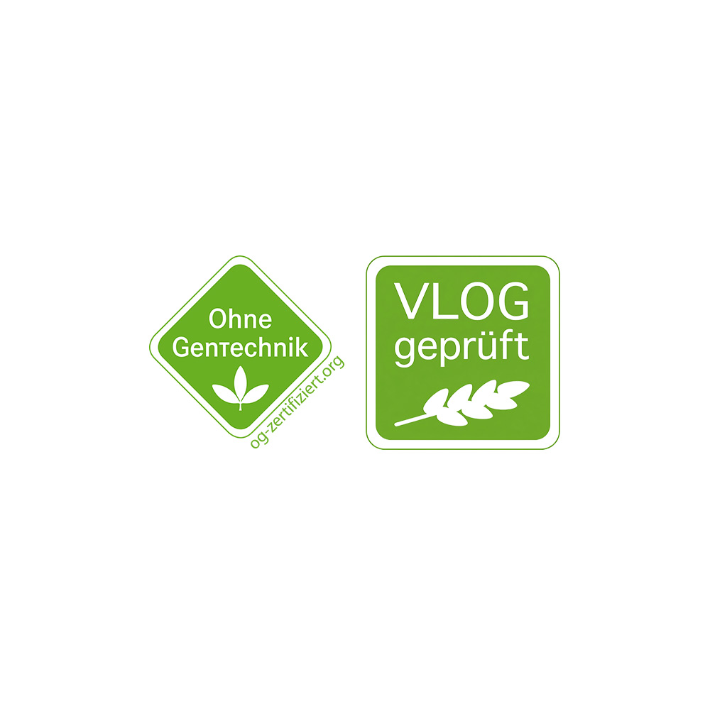 VLOG OHNE GEN TECHNIC Non-GMO LABEL